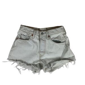 Levi’s 501 Denim Cut Off Shorts Distressed Frayed Women's Size 25